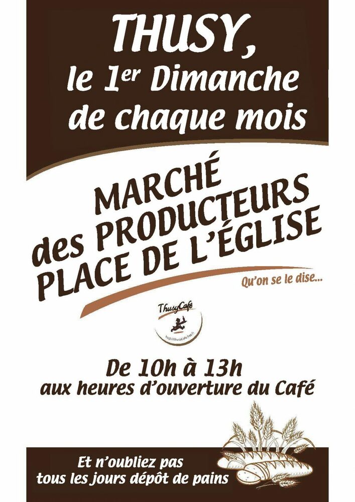Marché producteurs Thusy