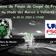 16ème de finale de coupe de France de Football à Vallières