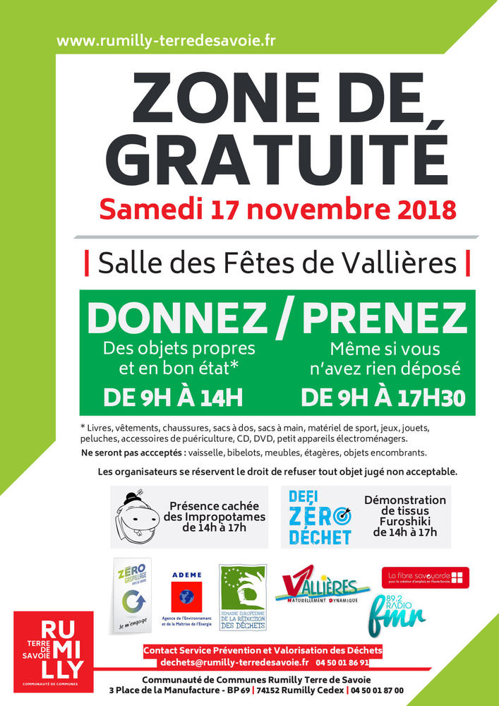 Zone de Gratuité Vallières Haute Savoie