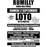 Loto organisé par Team D’Amico à Rumilly