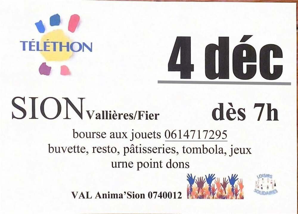 Téléthon Vallières