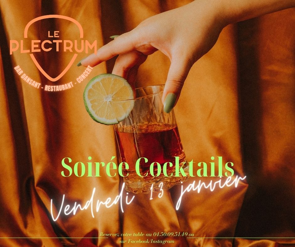 Soirée cocktails Plectrum