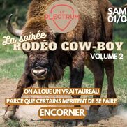 Soirée Argentée et Rodéo Cow-Boy volume 2 au Plectrum !