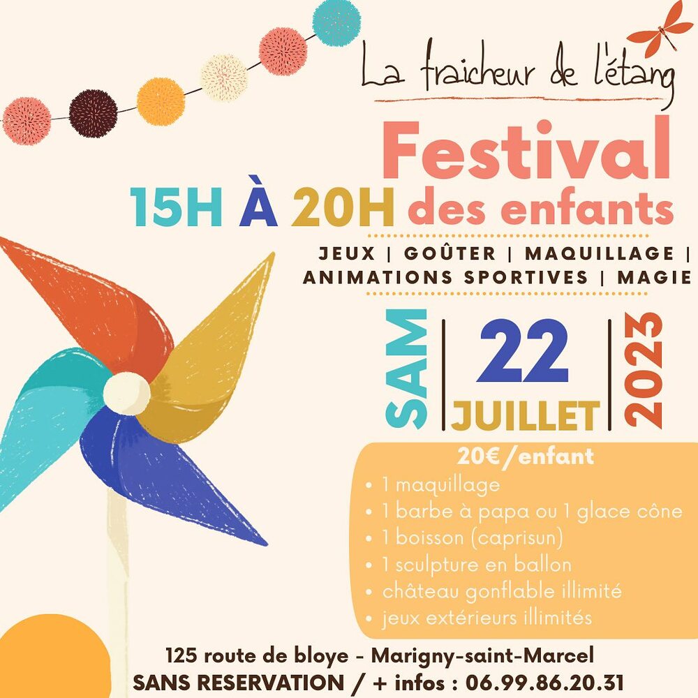 Festival des enfants à Marigny-Saint-Marcel