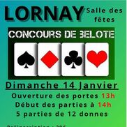 Concours de belote à Lornay