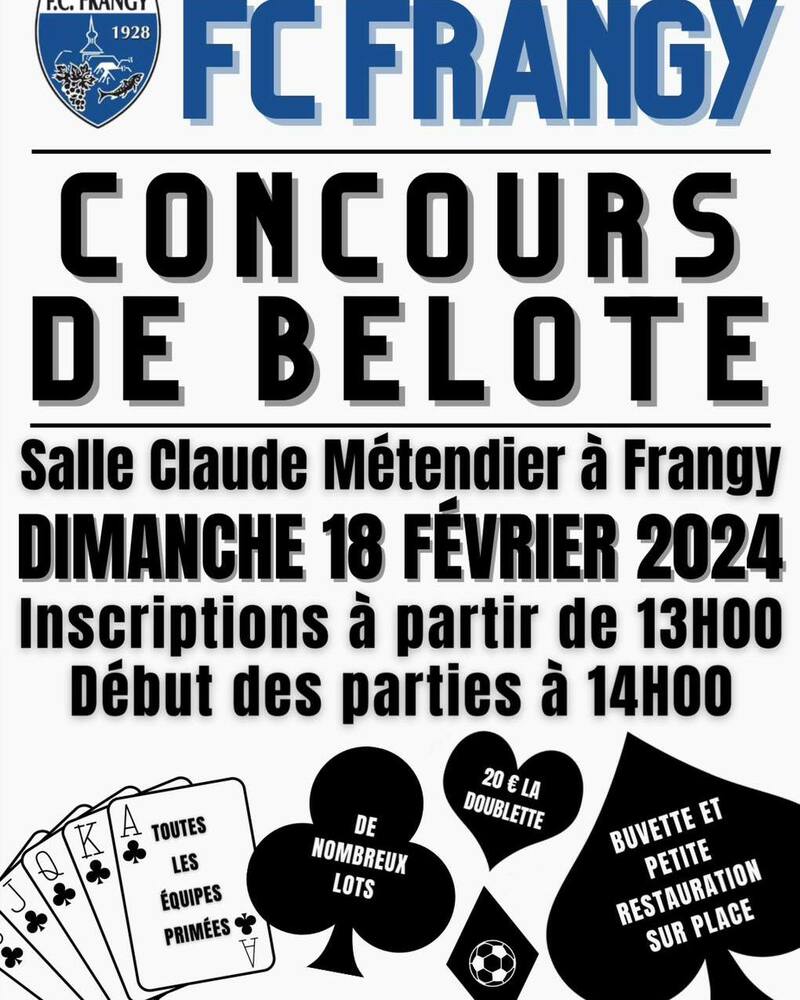 Concours Belote Frangy