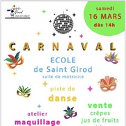 Carnaval à l'école de Saint-Girod