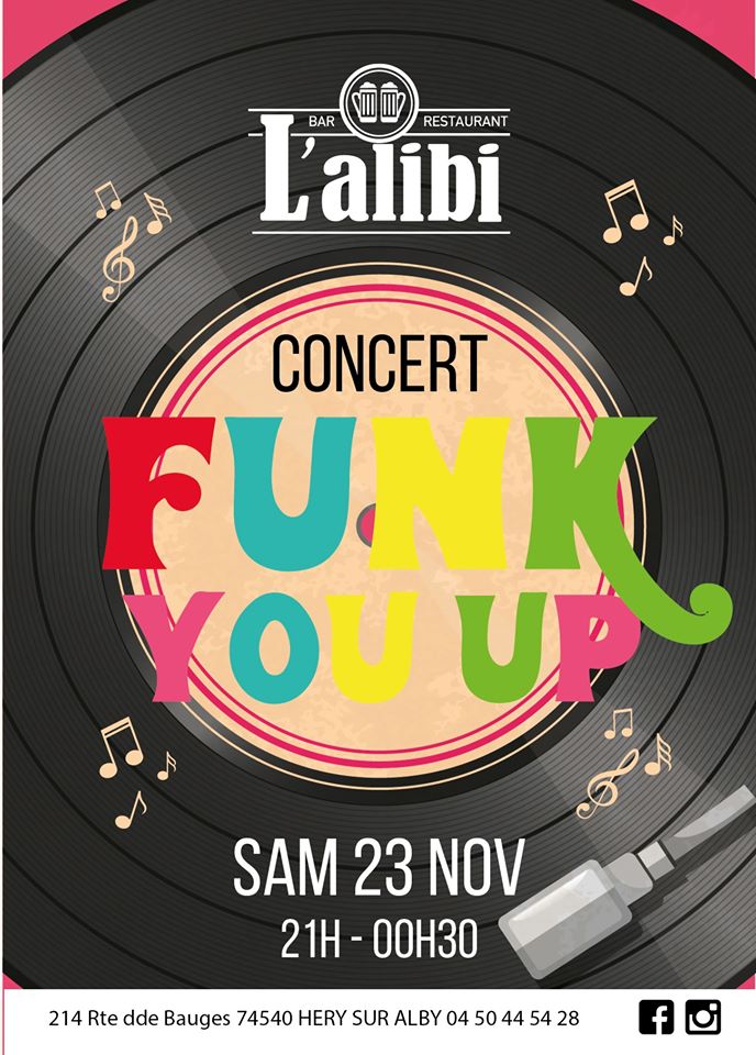 Concert Funk you up l'Alibi