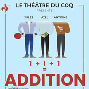 Spectacle 1+1+1 = Addition par le théâtre du coq à Annecy