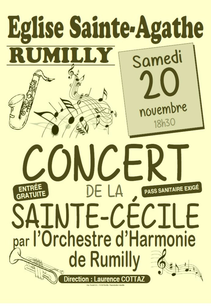 Concert Ste Cécile Rumilly