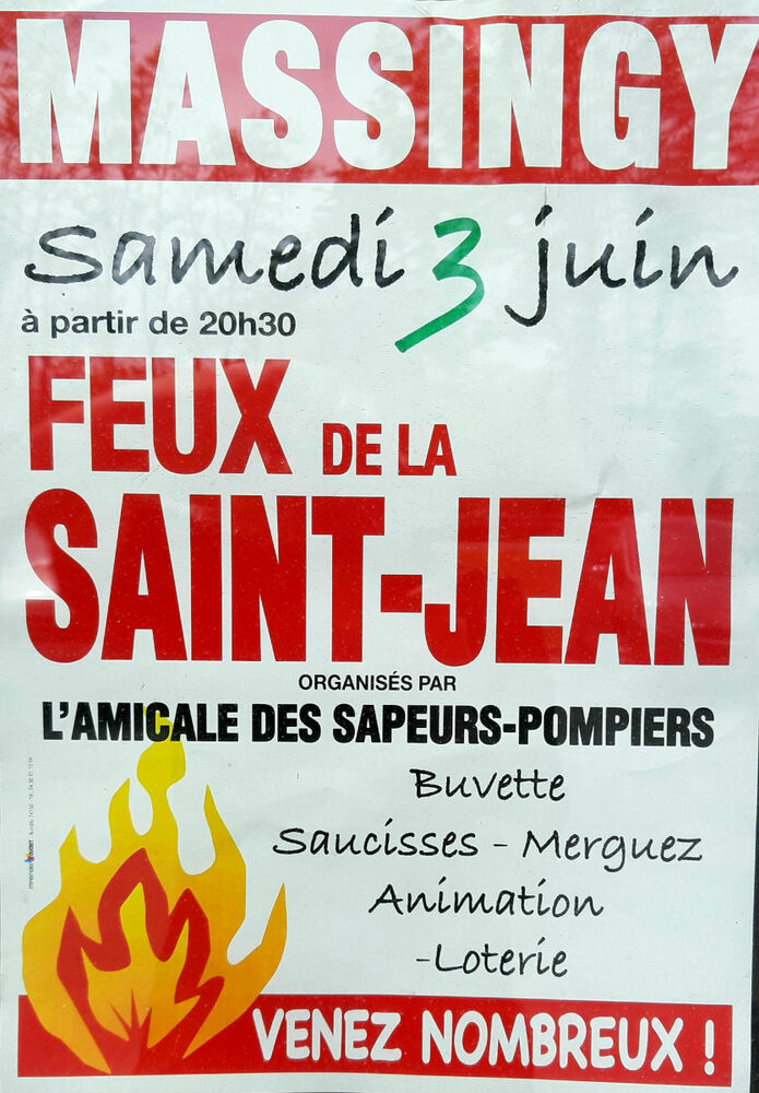 Feux Saint Jean Massingy