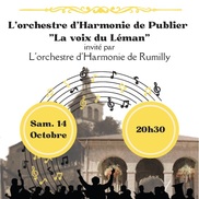 Concert de l’Harmonie de Rumilly avec la voix du Leman de Publier