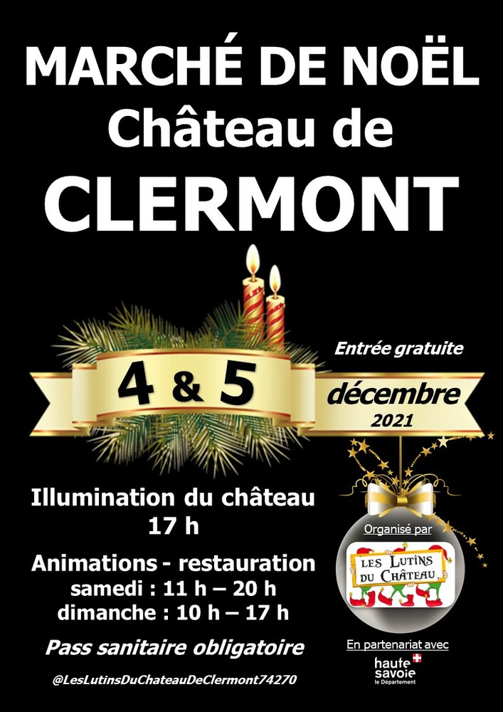 Marché Noël Château Clermont