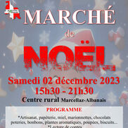 Marché de Noël à Marcellaz Albanais