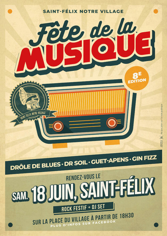 Fête musique Saint Félix 2022