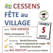 Fête au village à Cessens