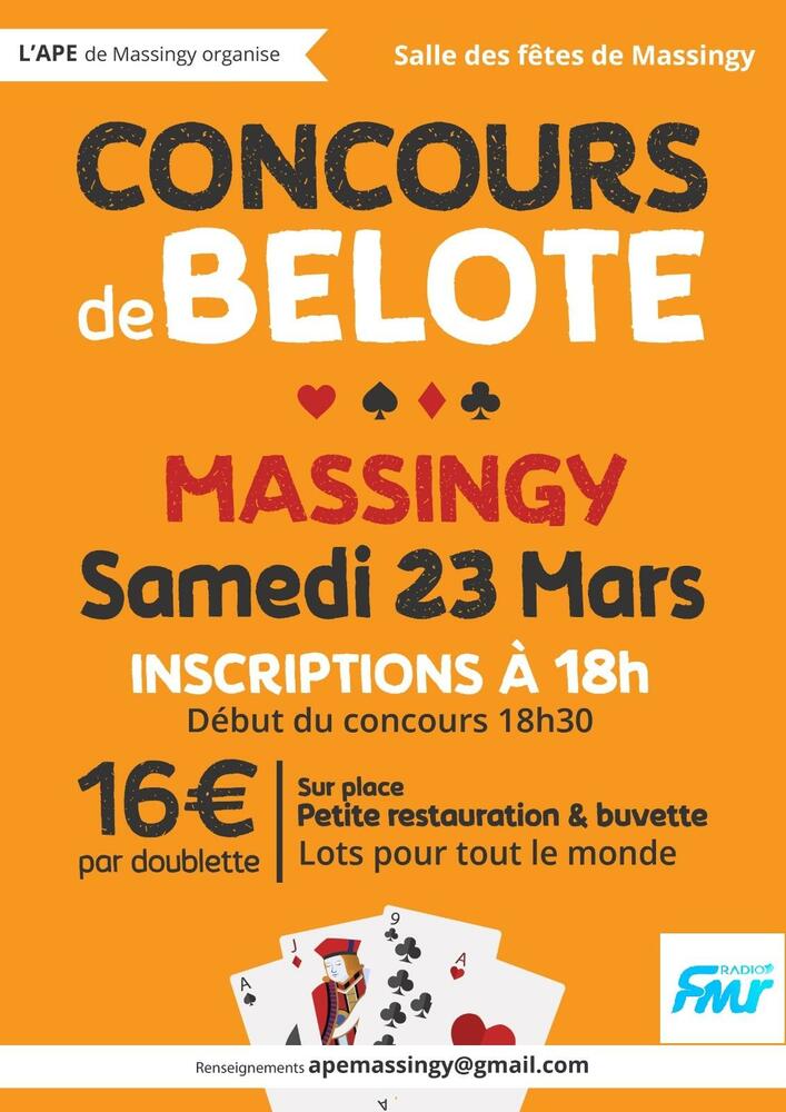 Concours Belote Massingy 2024