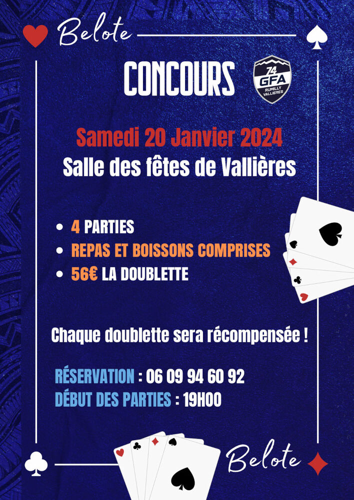 Concours belote GFA