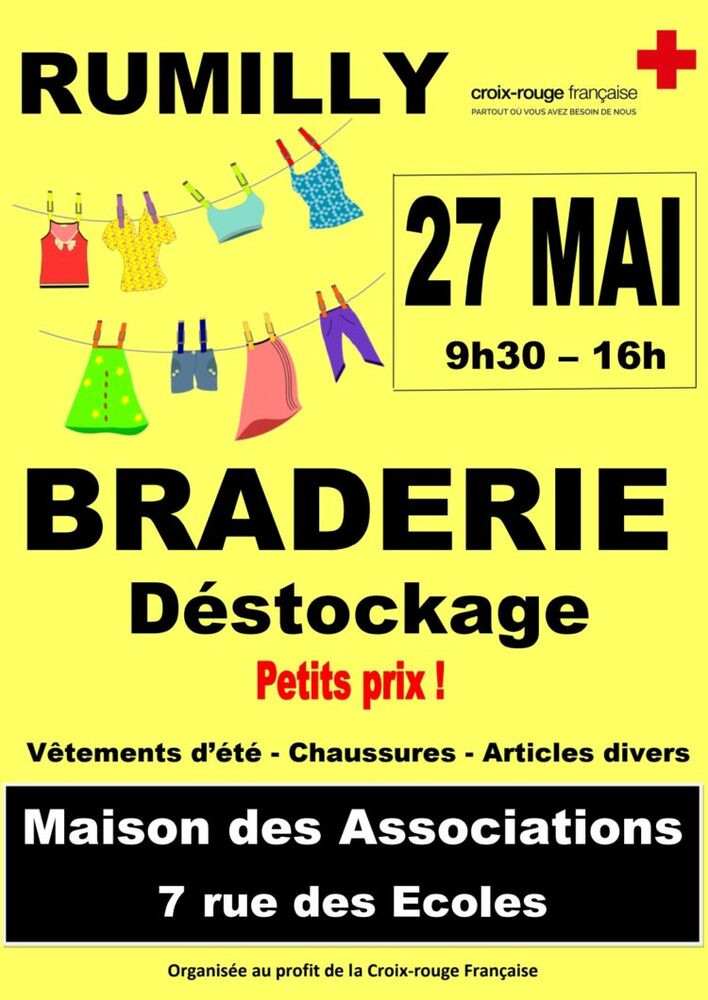 Braderie croix rouge Rumilly