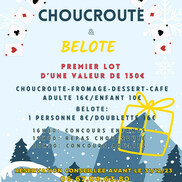 Choucroute et belote à Chainaz-les-Frasses
