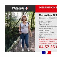 Disparition inquiétante d'une femme de 63 ans en Haute-Savoie.