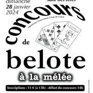 Concours belote à la mélée à Marigny-Saint-Marcel