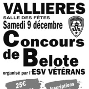 Concours de belote à Vallières-sur-Fier
