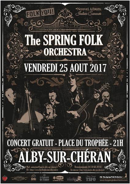Concert The Spring Folk Orchestra Alby sur Chéran