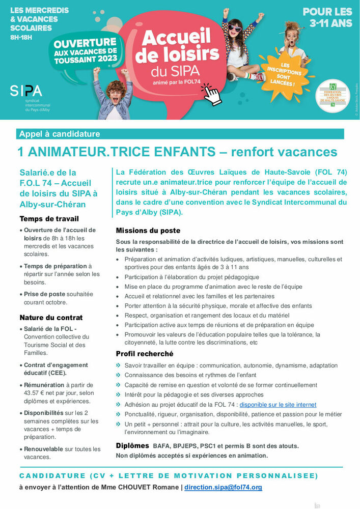 Offre emploi alby