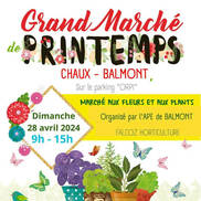 Marché de Printemps à Chaux-Balmont