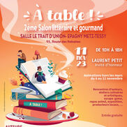2ème édition du salon littéraire et gourmand à Epagny Metz-Tessy