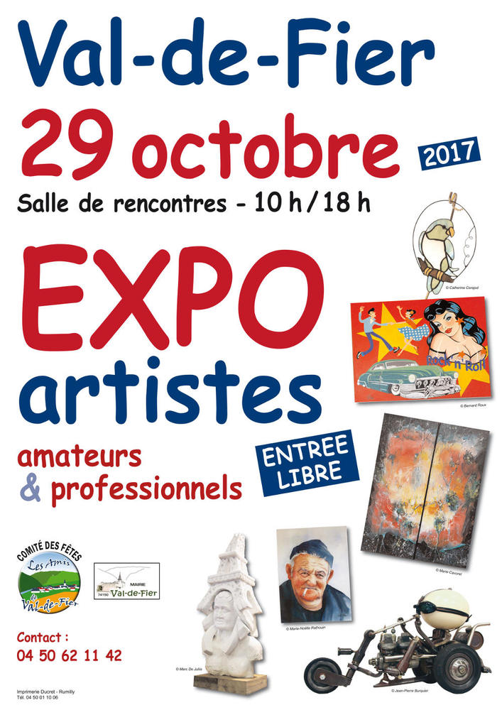 Expo artistes Val de Fier