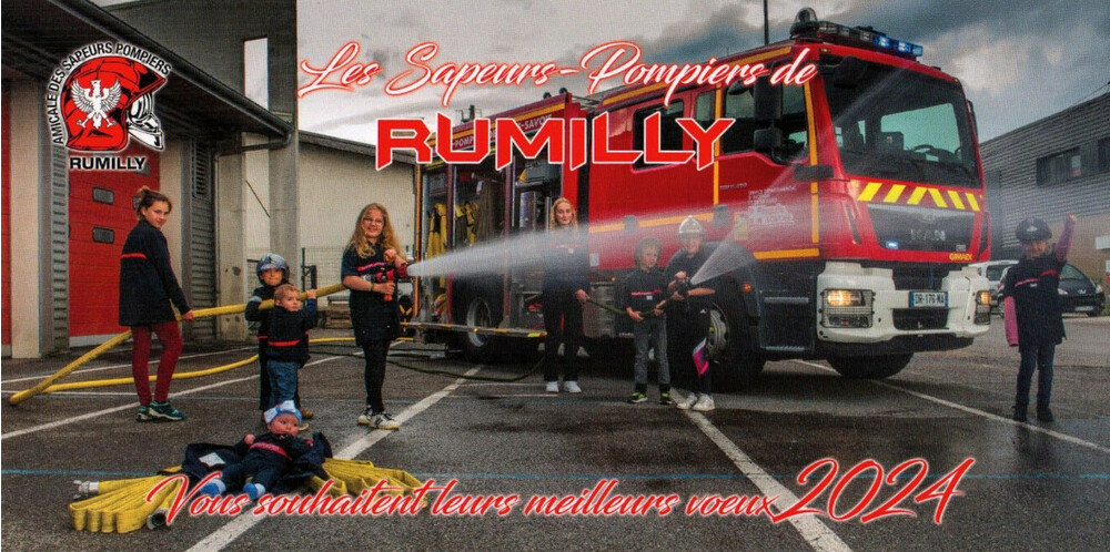 Calendrier pompiers Rumilly 2024