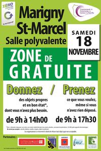 Marigny-Saint-Marcel : Zone de Gratuité.