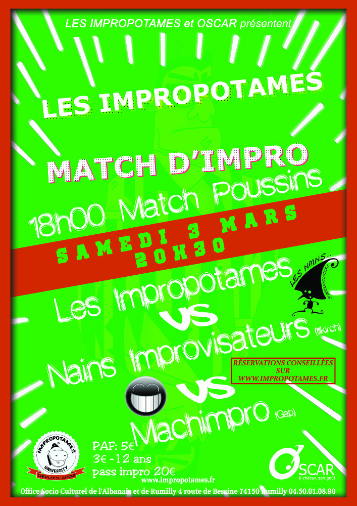 Impropotames Nains improvisateurs Machimpros