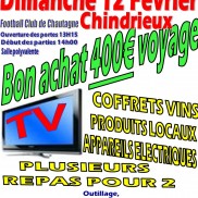 Loto du Football Club de Chautagne ce dimanche.