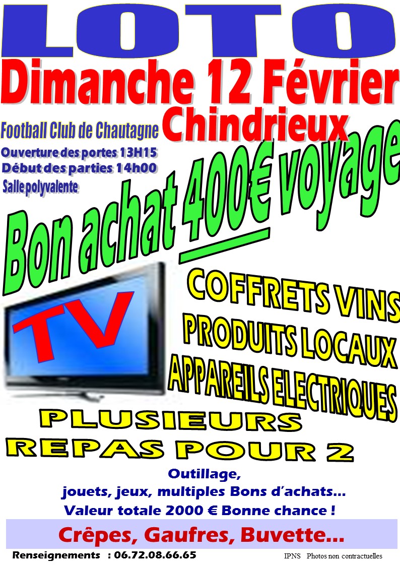 Affiche du loto du F.C.C