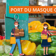 Port du masque obligatoire sur les marchés de Rumilly