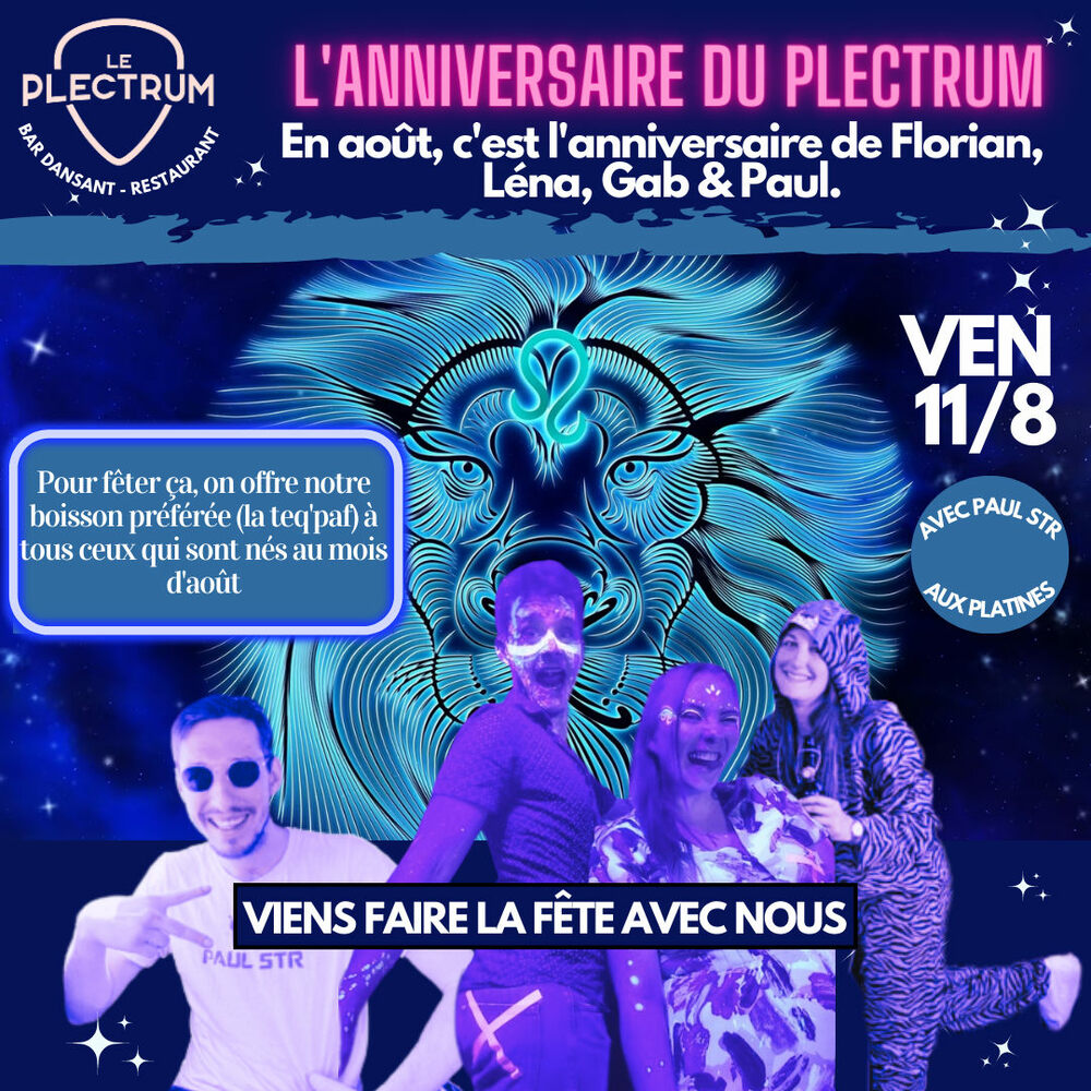 Anniversaire Plectrum