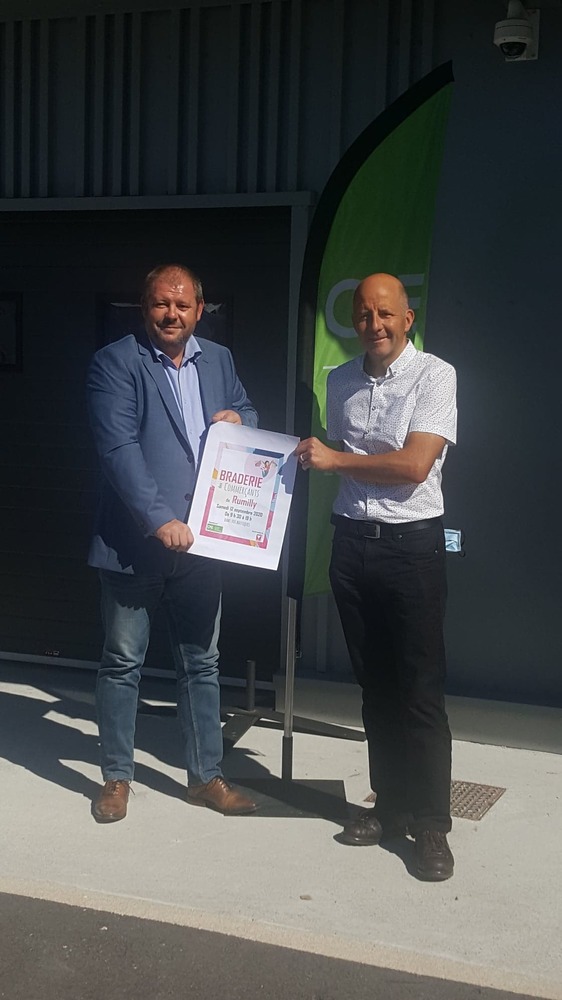 Christian Bochard, vice-président du CAE et Pierre Denier, directeur du CAE présentent l’affiche de l’édition 2020.