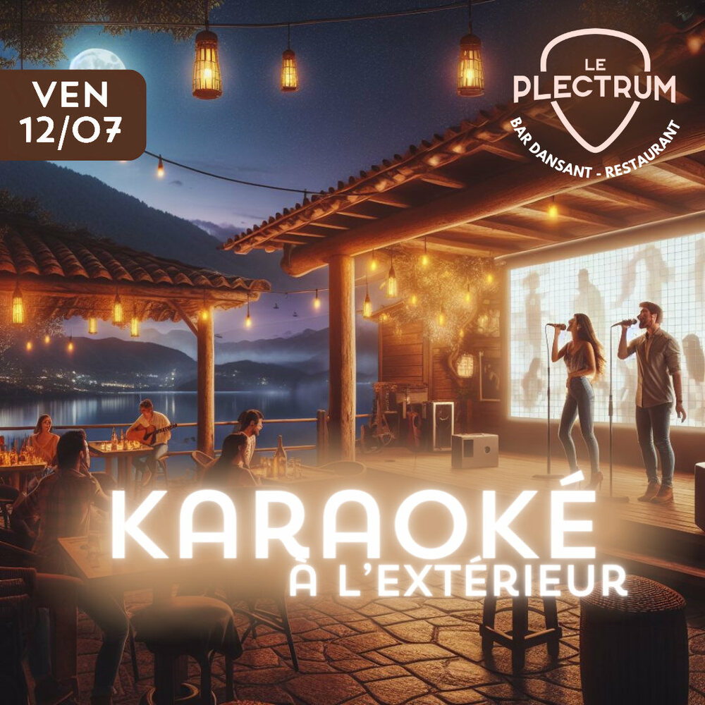 Karaoké terrasse Plectrum