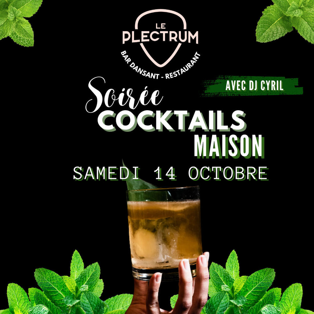 Soirée cocktails Plectrum