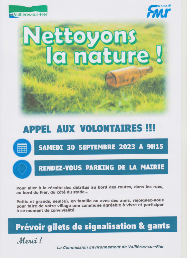 nettoyons la nature