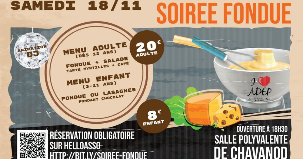 Soirée fondue Chavanod