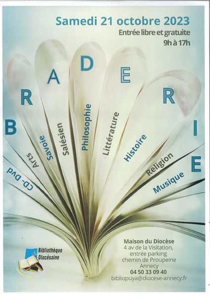Braderie livres Annecy