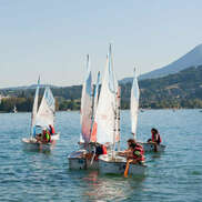 Manifestation de voile à Annecy