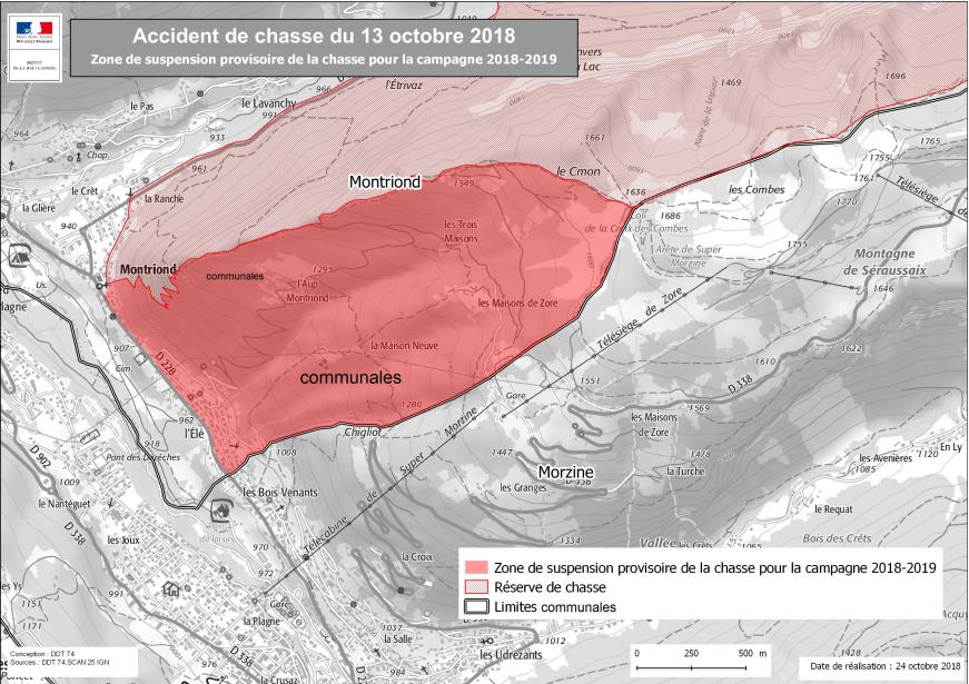 Fermeture accident chasse Montriond