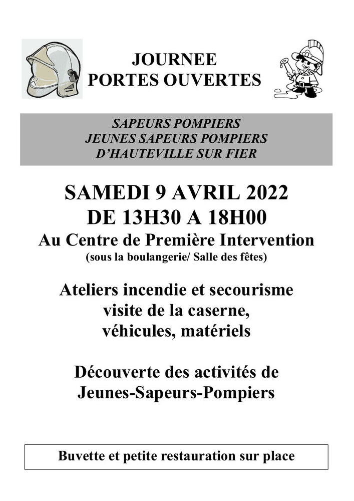 Portes ouvertes pompiers Hauteville sur Fier