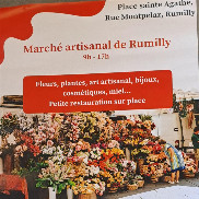 Marché artisanal à Rumilly