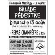 Fondue géante et balade pédestre à Massingy